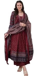 Women Printed Straight Kurta and Pant with Dupatta Set - Image 2