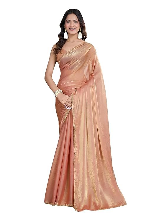 Soft Fandy Silk Saree Unstitched Blouse Piece