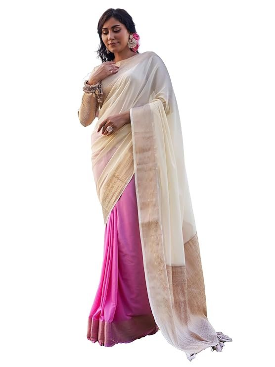 Women Pure Georgette Saree Blouse Piece - Image 2