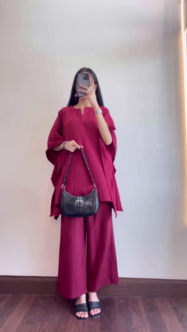 Women Blush Pink Printed A Line Kurta - Image 3